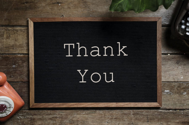 The Holy Habit of Saying “Thank You”